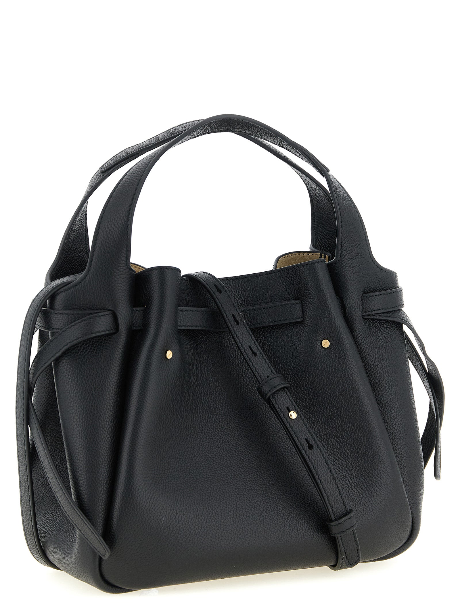 Black Cowhide Handbag Bag