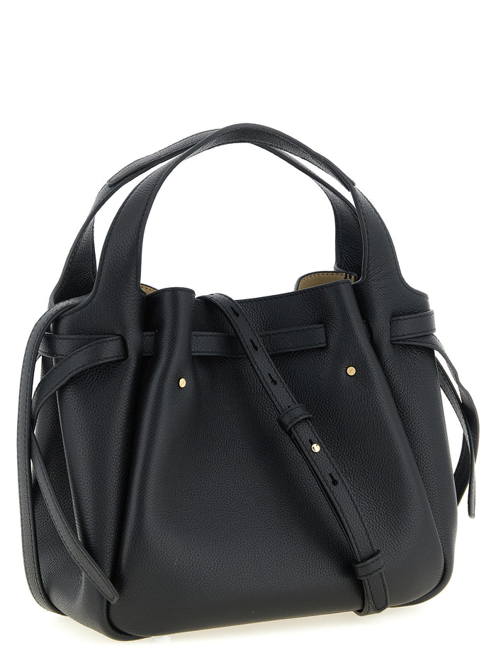 Black Cowhide Handbag Bag