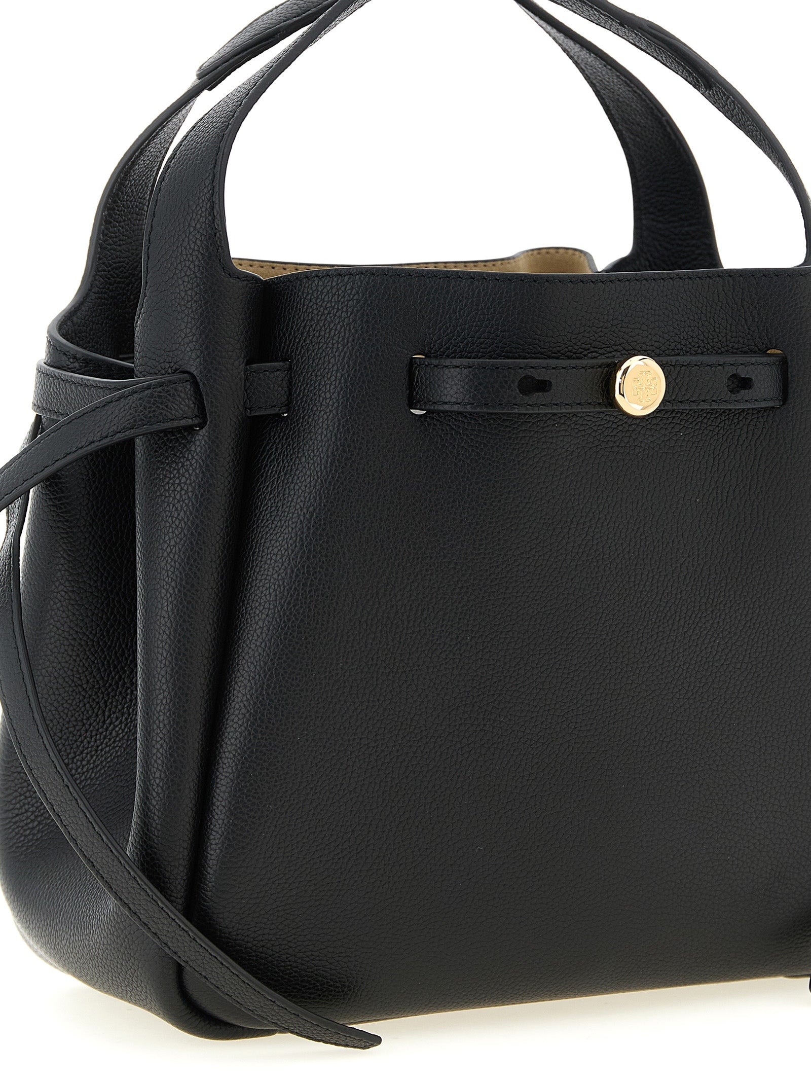 Black Cowhide Handbag Bag