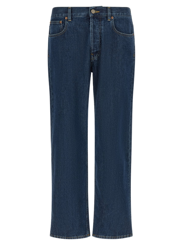 Valentino Garavani 100% cotton jeans in blue