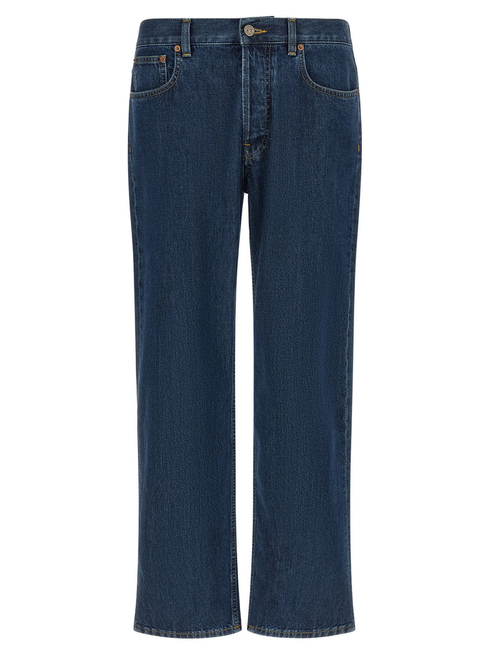 Valentino Garavani 100% cotton jeans in blue