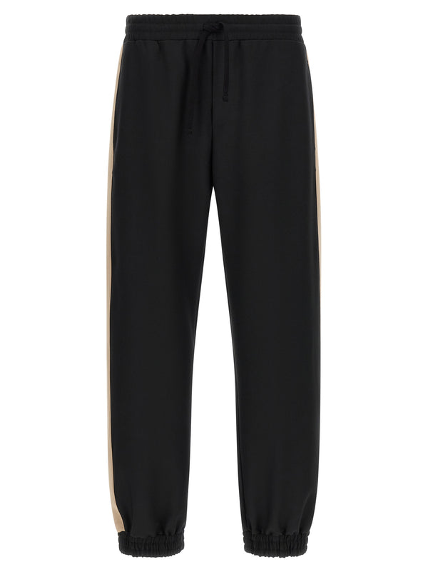 Valentino Garavani 100% Polyester joggers in black