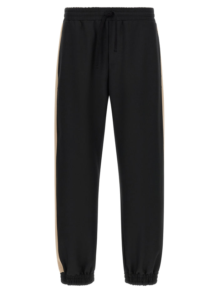 Valentino Garavani 100% Polyester joggers in black