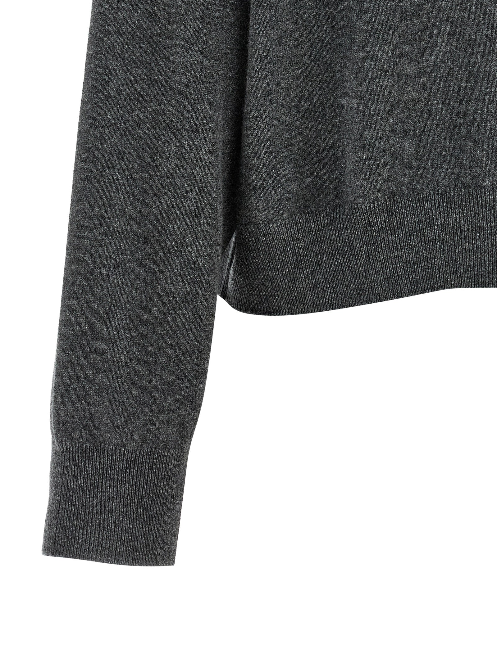 Brunello Cucinelli 100% Cashmere sweater in gray — view 4