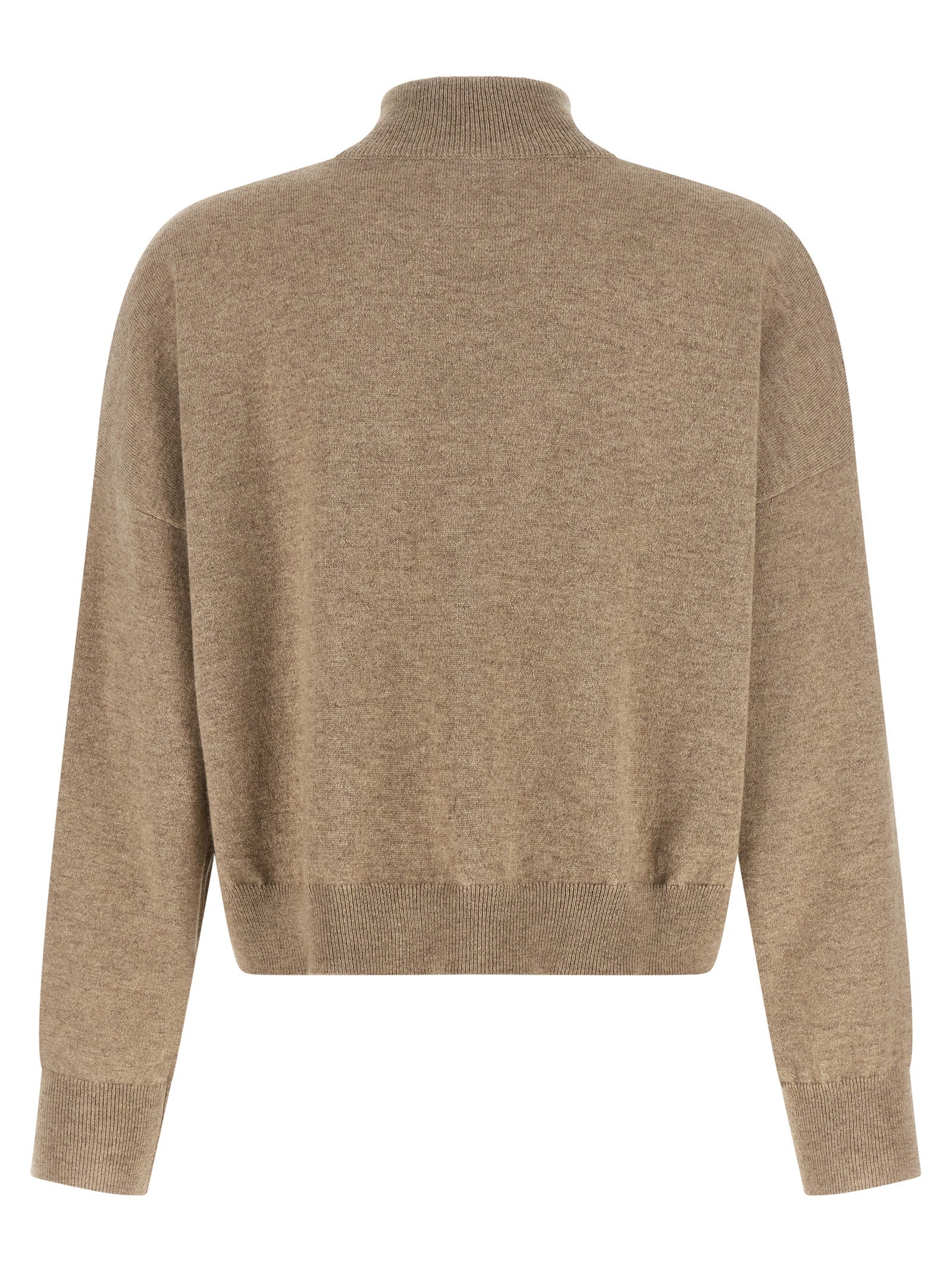 Brunello Cucinelli 100% Cashmere sweater in beige — view 2