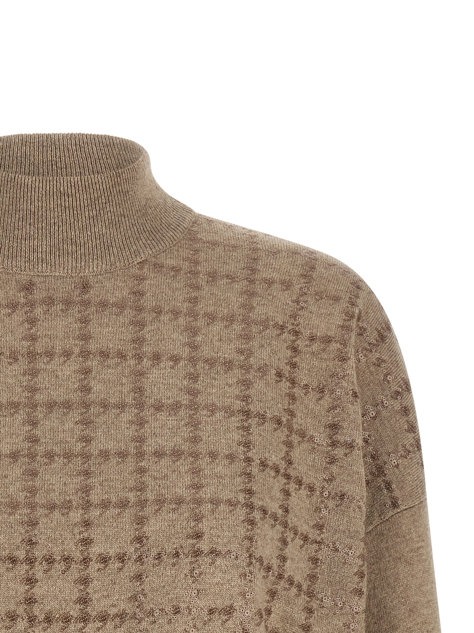Brunello Cucinelli 100% Cashmere sweater in beige — view 3