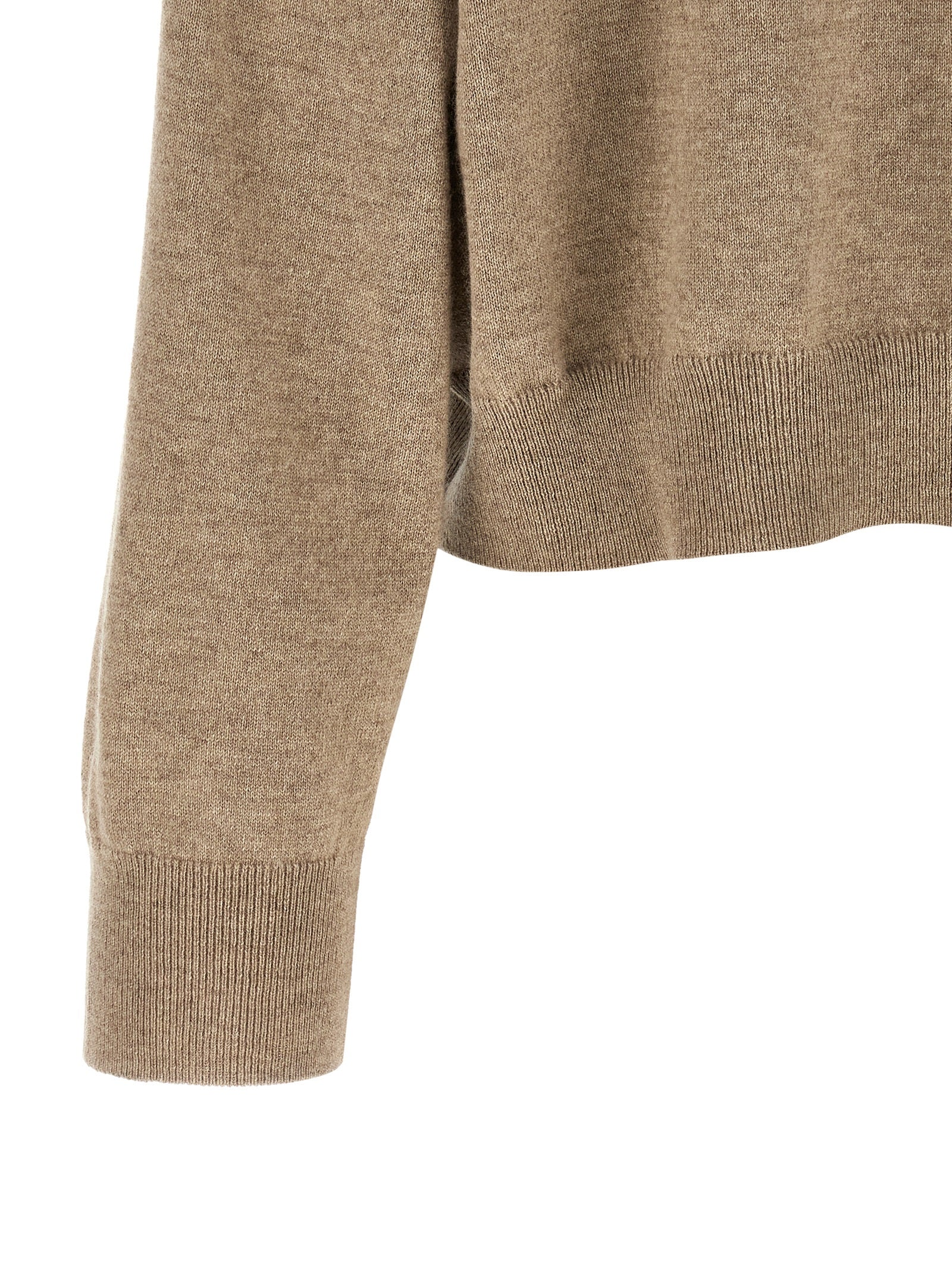 Brunello Cucinelli 100% Cashmere sweater in beige — view 4