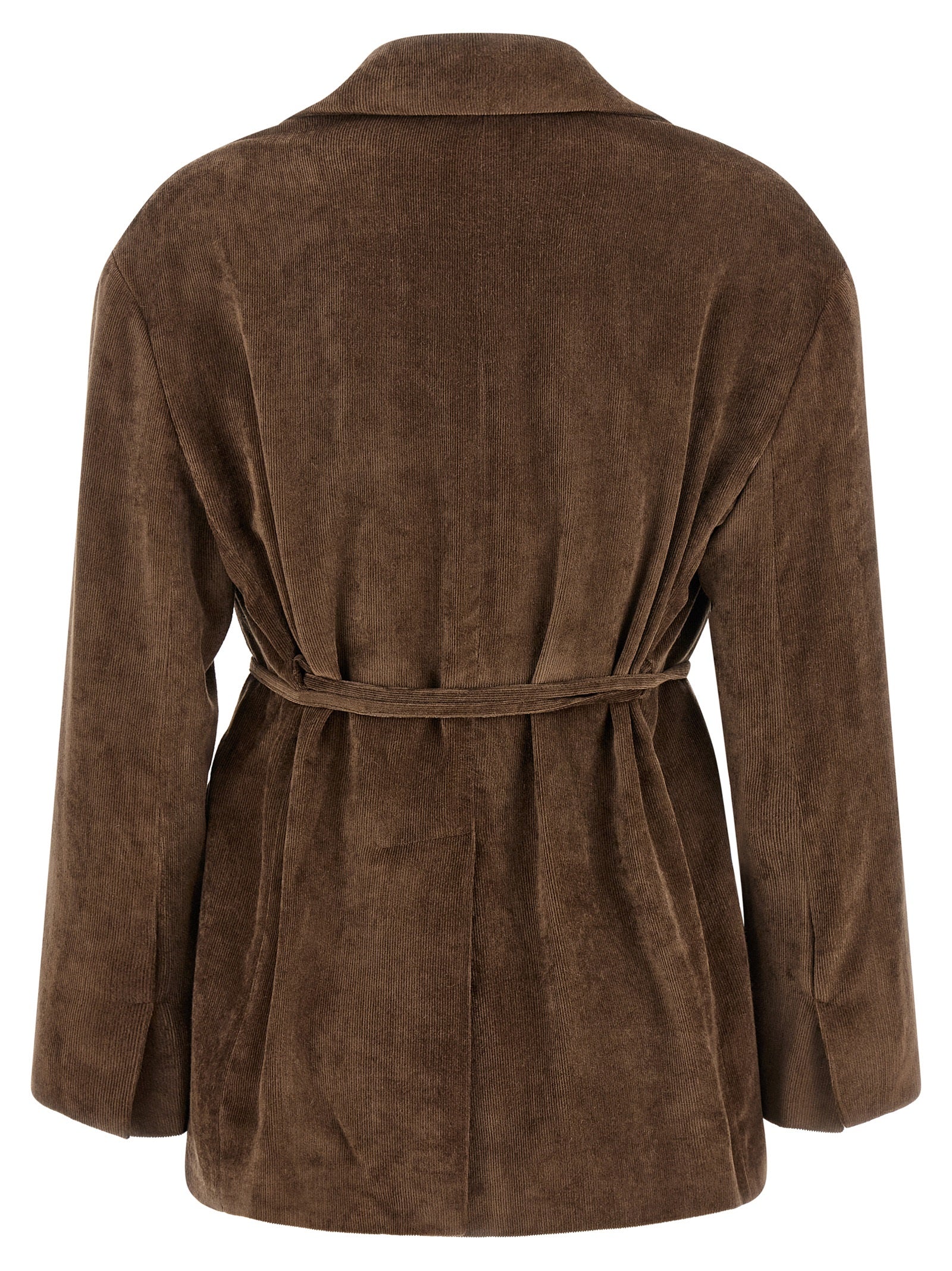 Brunello Cucinelli 93% Viscose blazer in brown — view 2