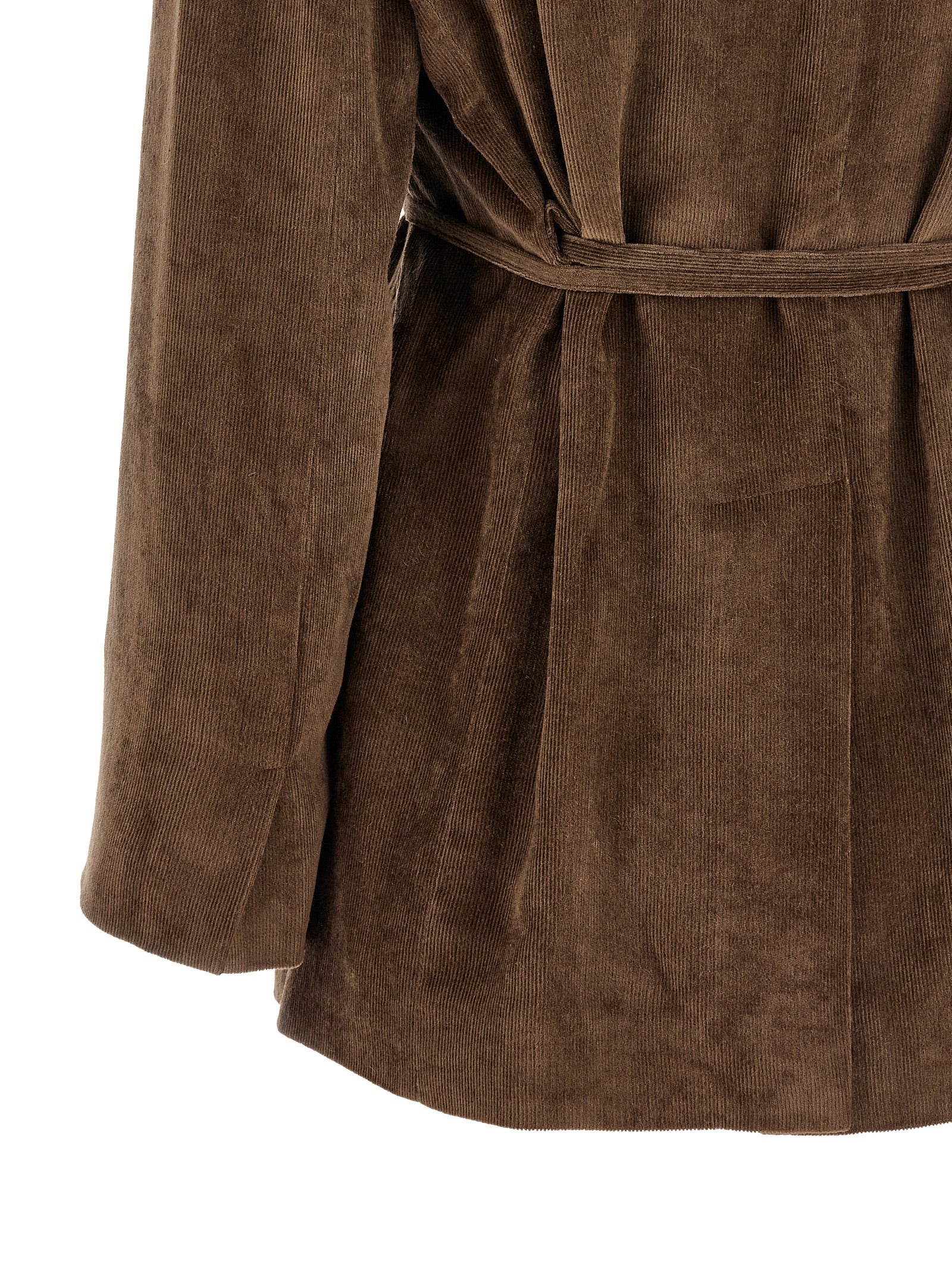 Brunello Cucinelli 93% Viscose blazer in brown — view 4