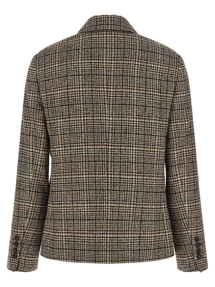 Brunello Cucinelli 54% Cashmere blazer in beige — view 2