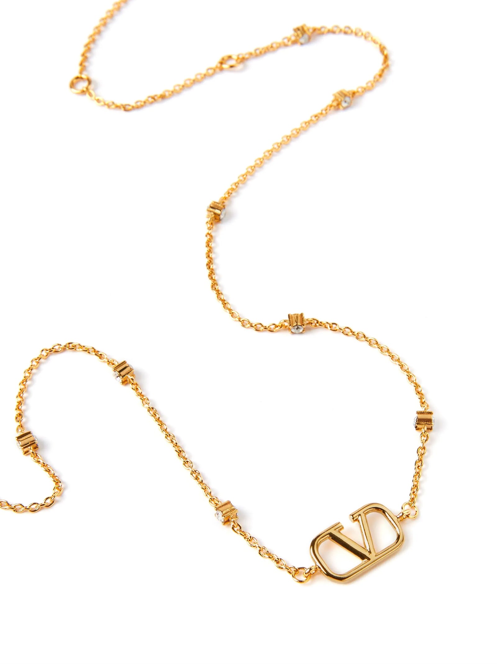 Valentino Garavani 100% brass necklace in gold — view 2