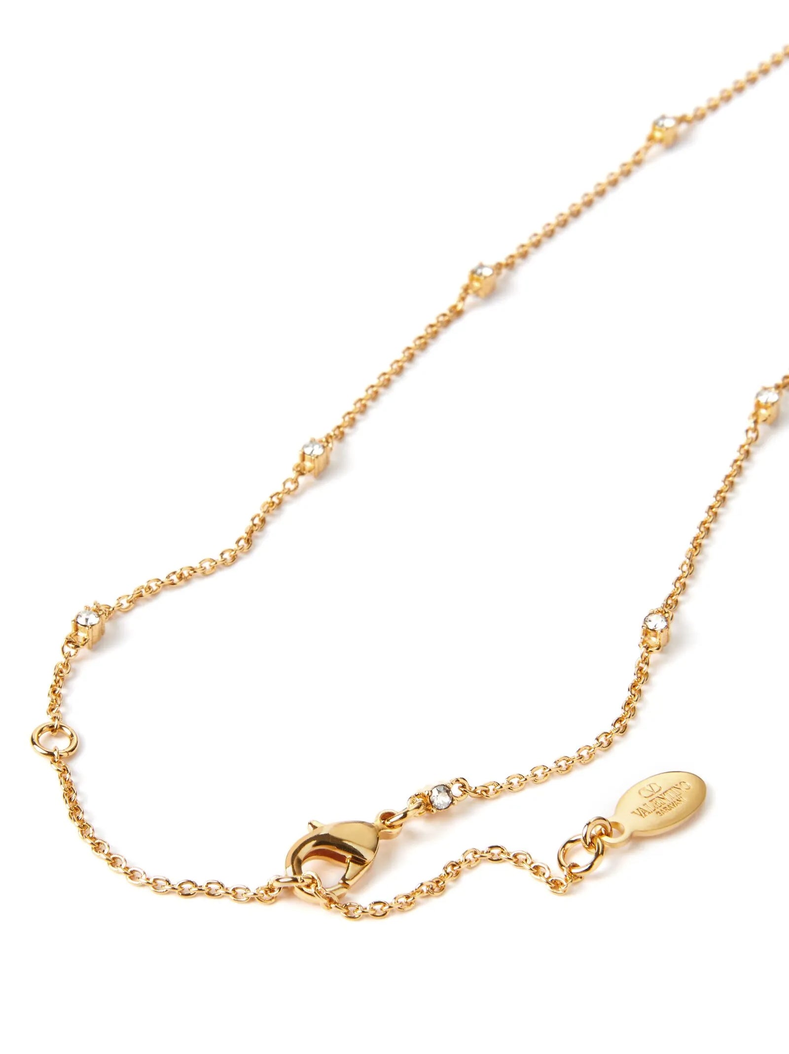 Valentino Garavani 100% brass necklace in gold — view 3
