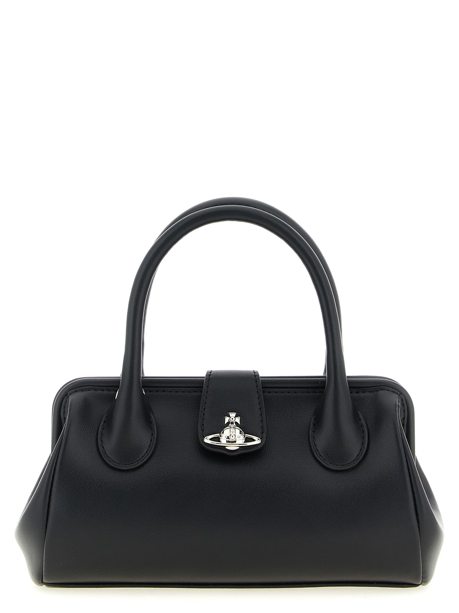 Black Polyester Handbag Bag