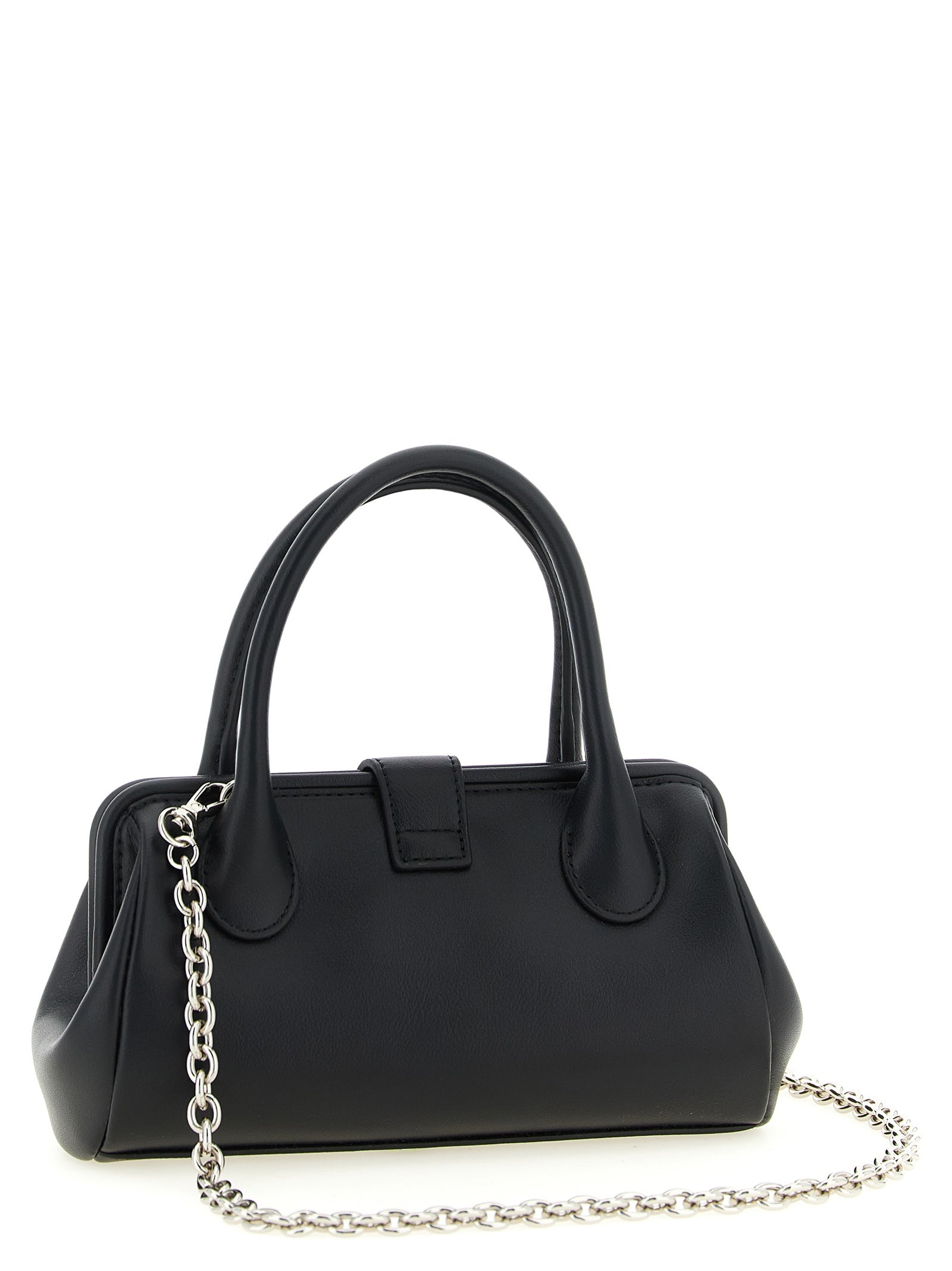 Black Polyester Handbag Bag