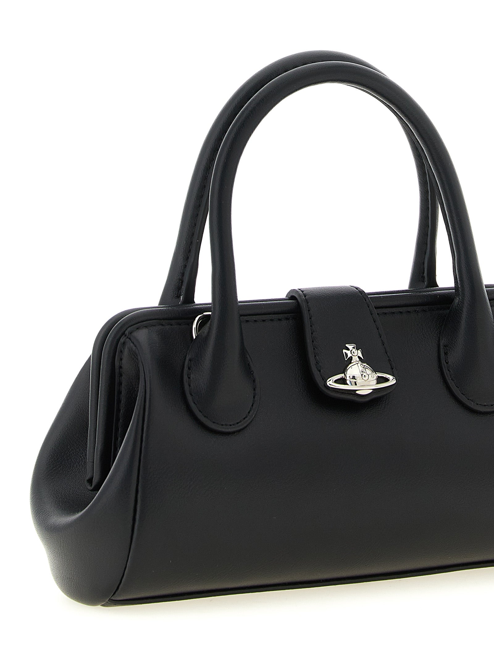 Black Polyester Handbag Bag