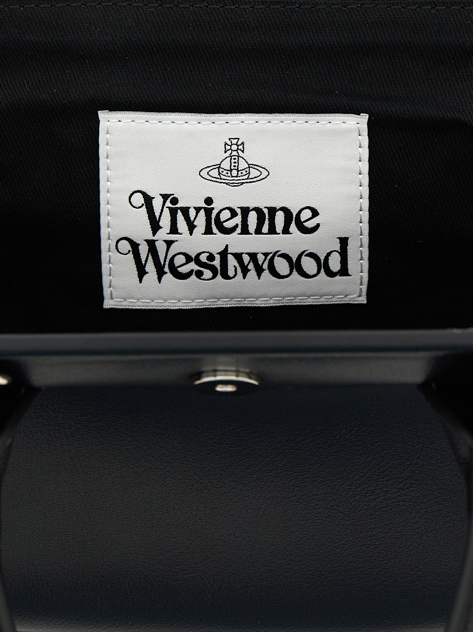 Black Polyester Handbag Bag