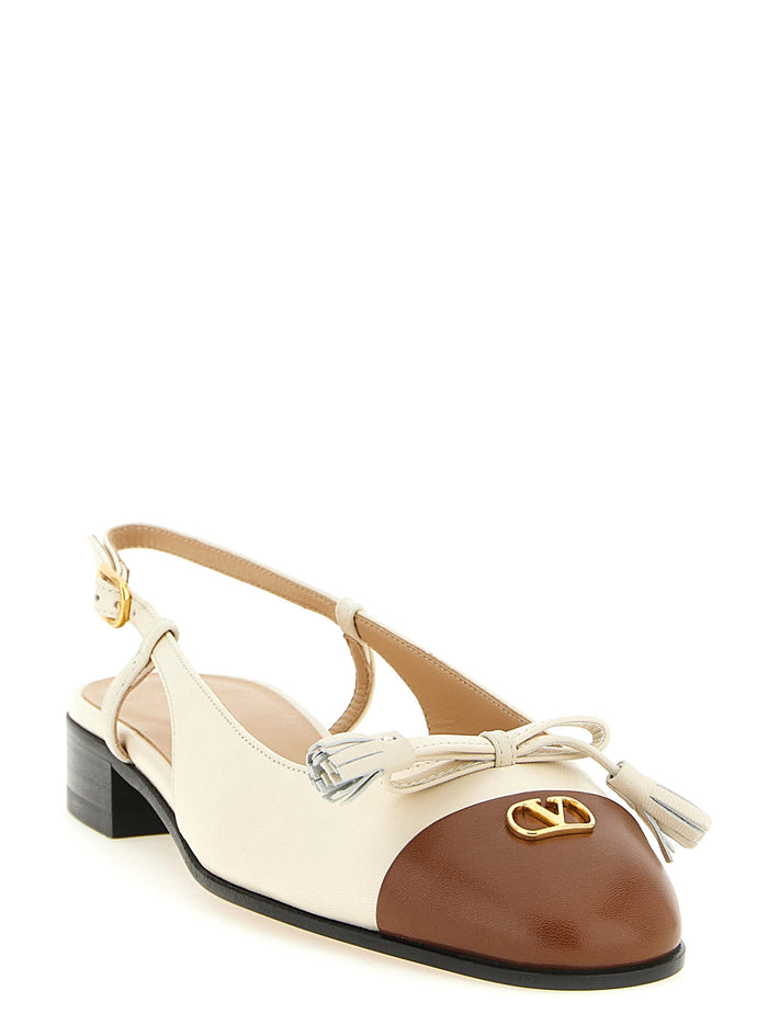 Valentino Garavani 100% Leather flat in multicolor — view 2