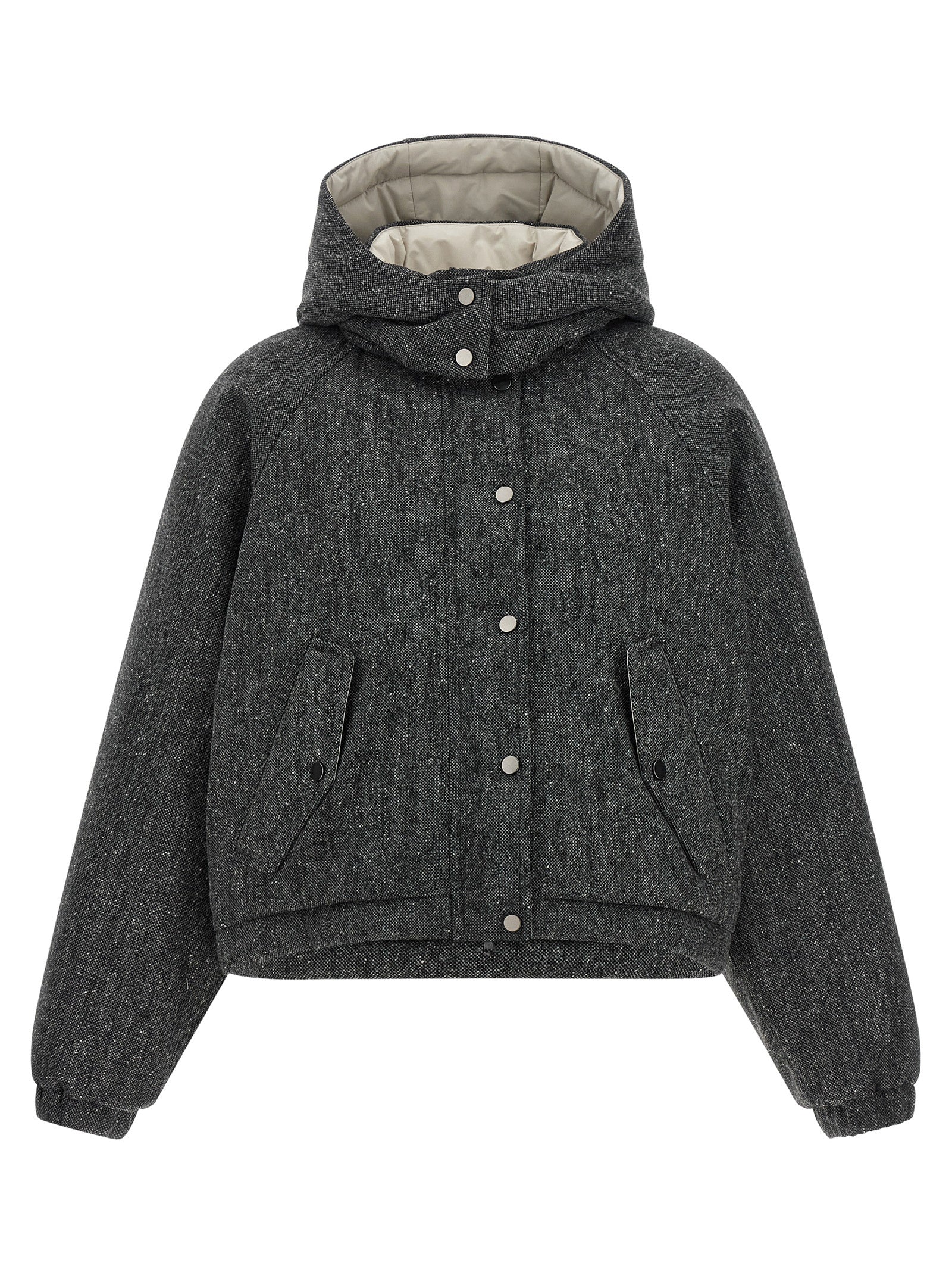 Brunello Cucinelli 70% virgin wool jacket in gray
