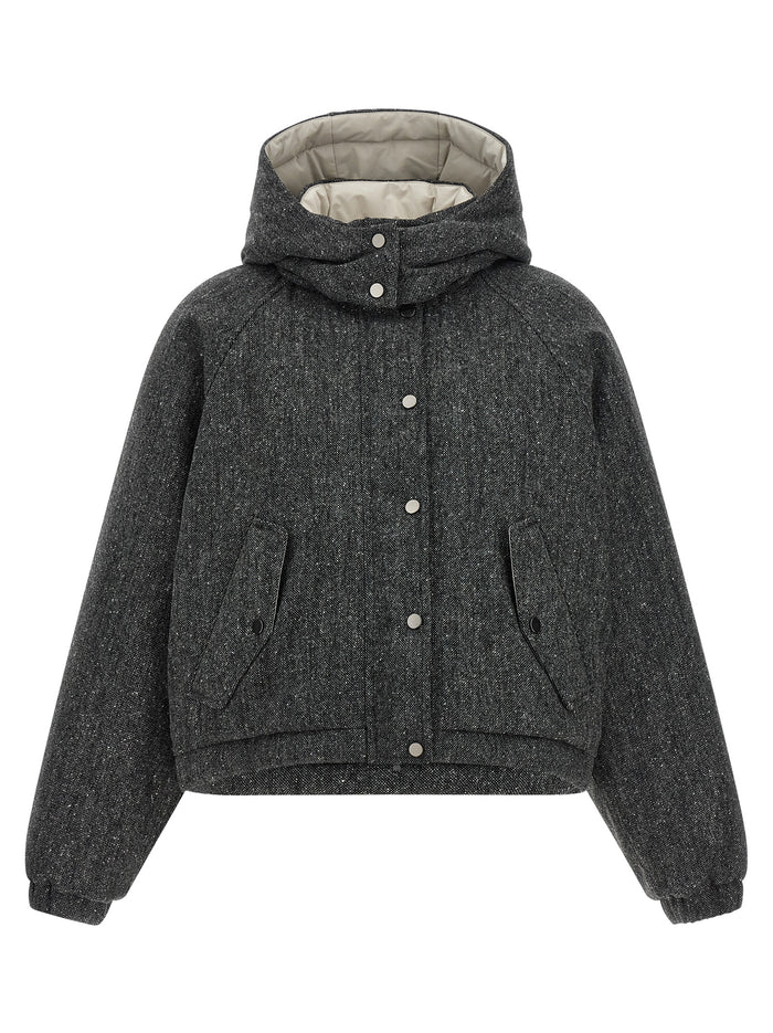 Brunello Cucinelli 70% virgin wool jacket in gray