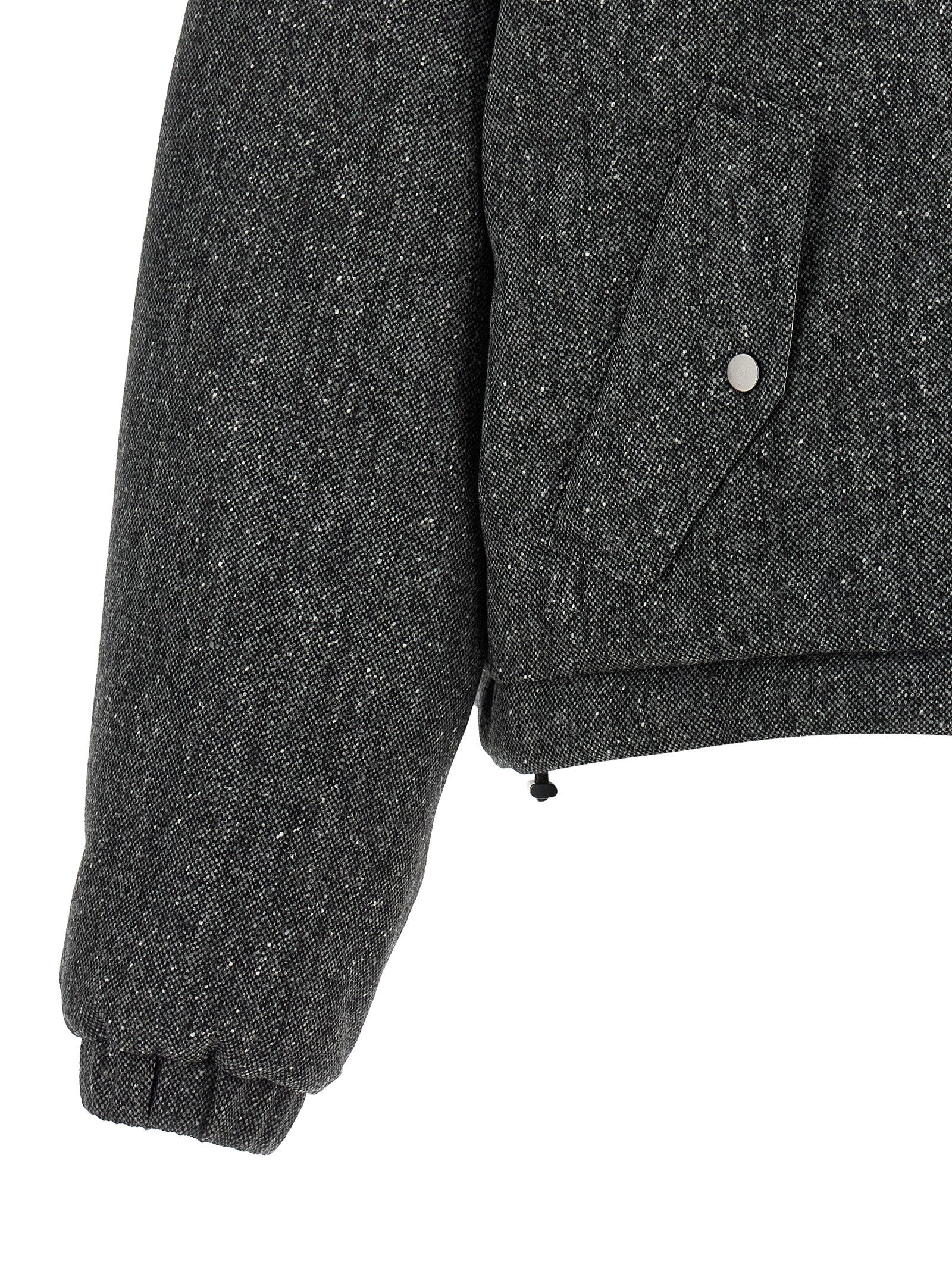 Brunello Cucinelli 70% virgin wool jacket in gray — view 5