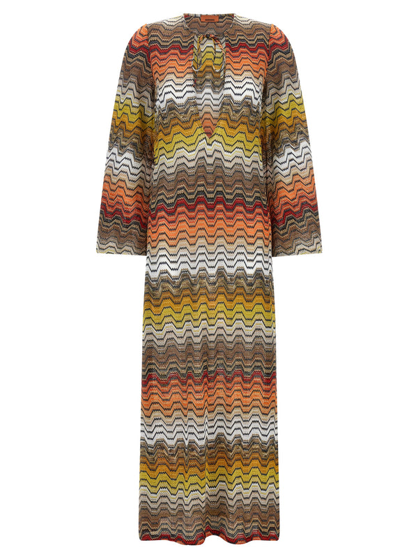 Missoni 82% viscose dress in multicolor