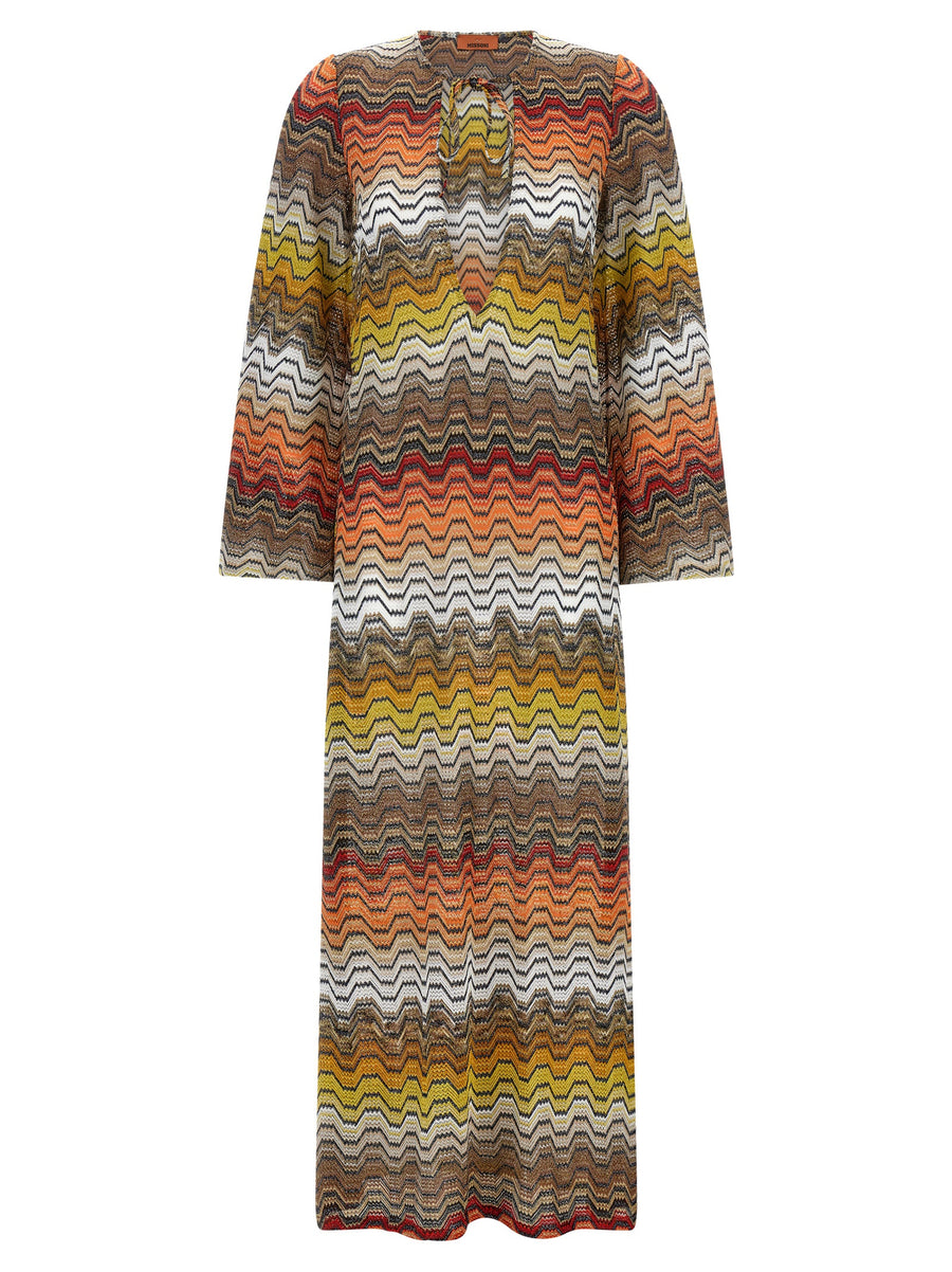 Missoni 82% viscose dress in multicolor