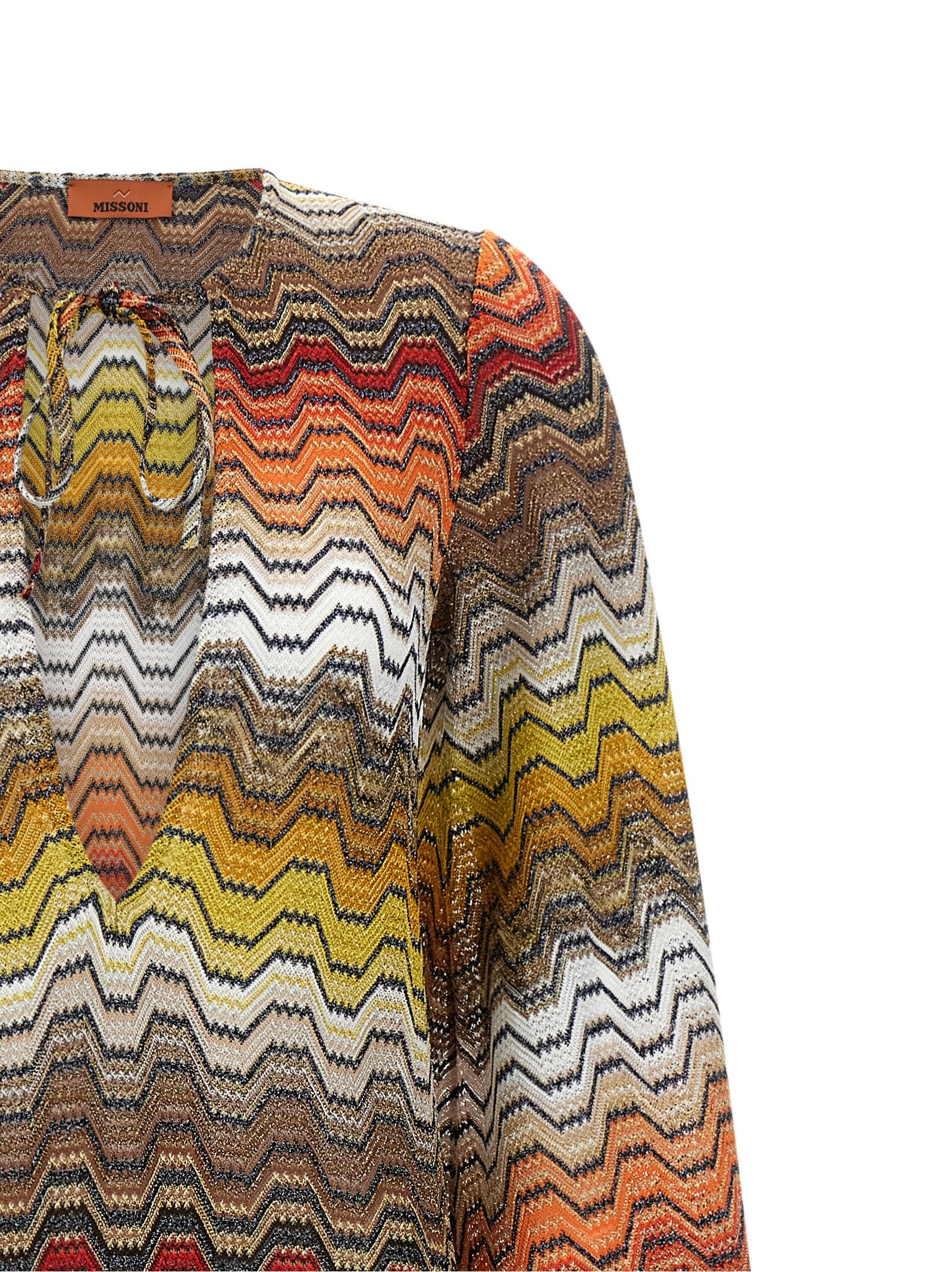 Missoni 82% viscose dress in multicolor — view 3