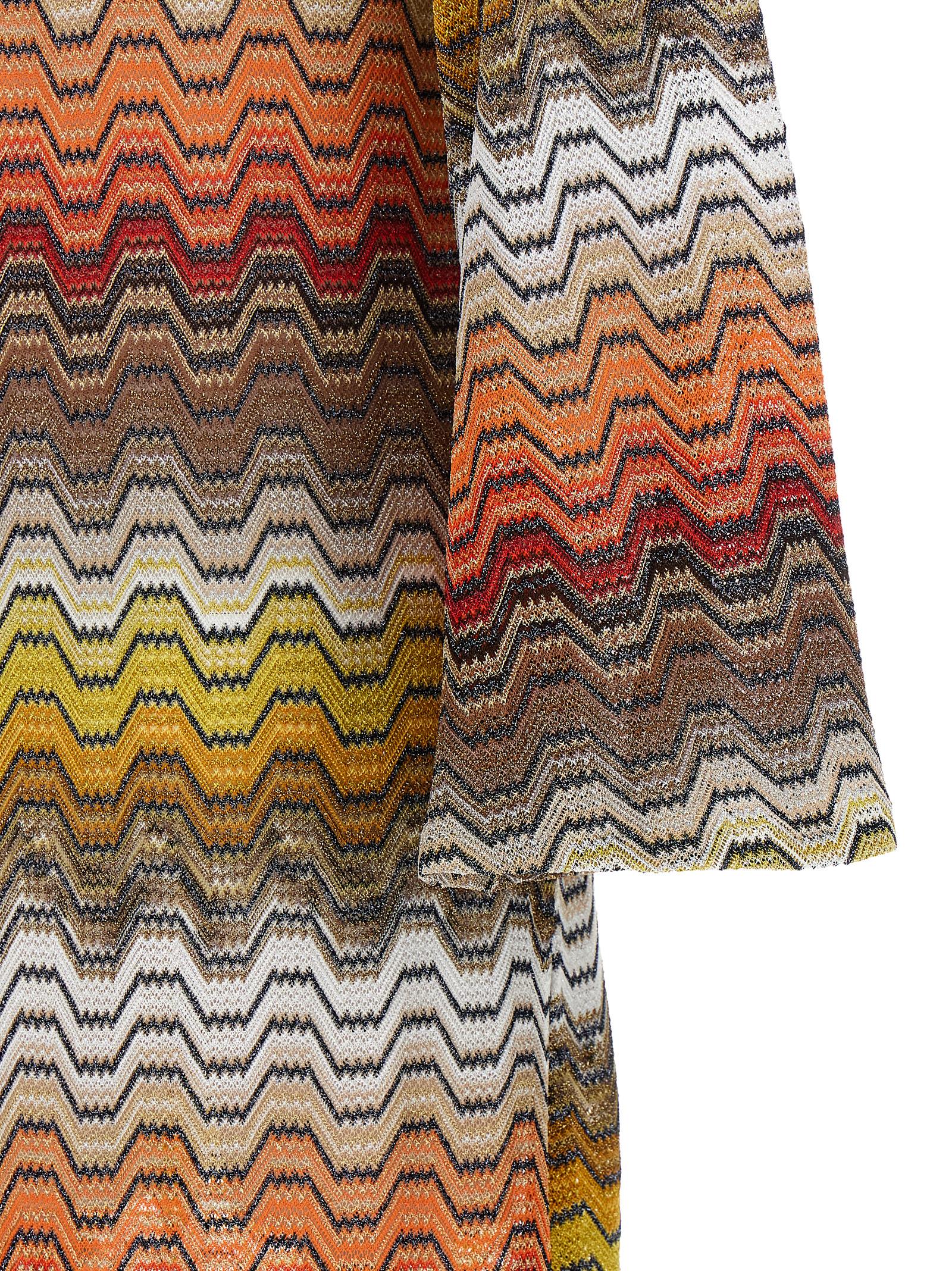 Missoni 82% viscose dress in multicolor — view 4