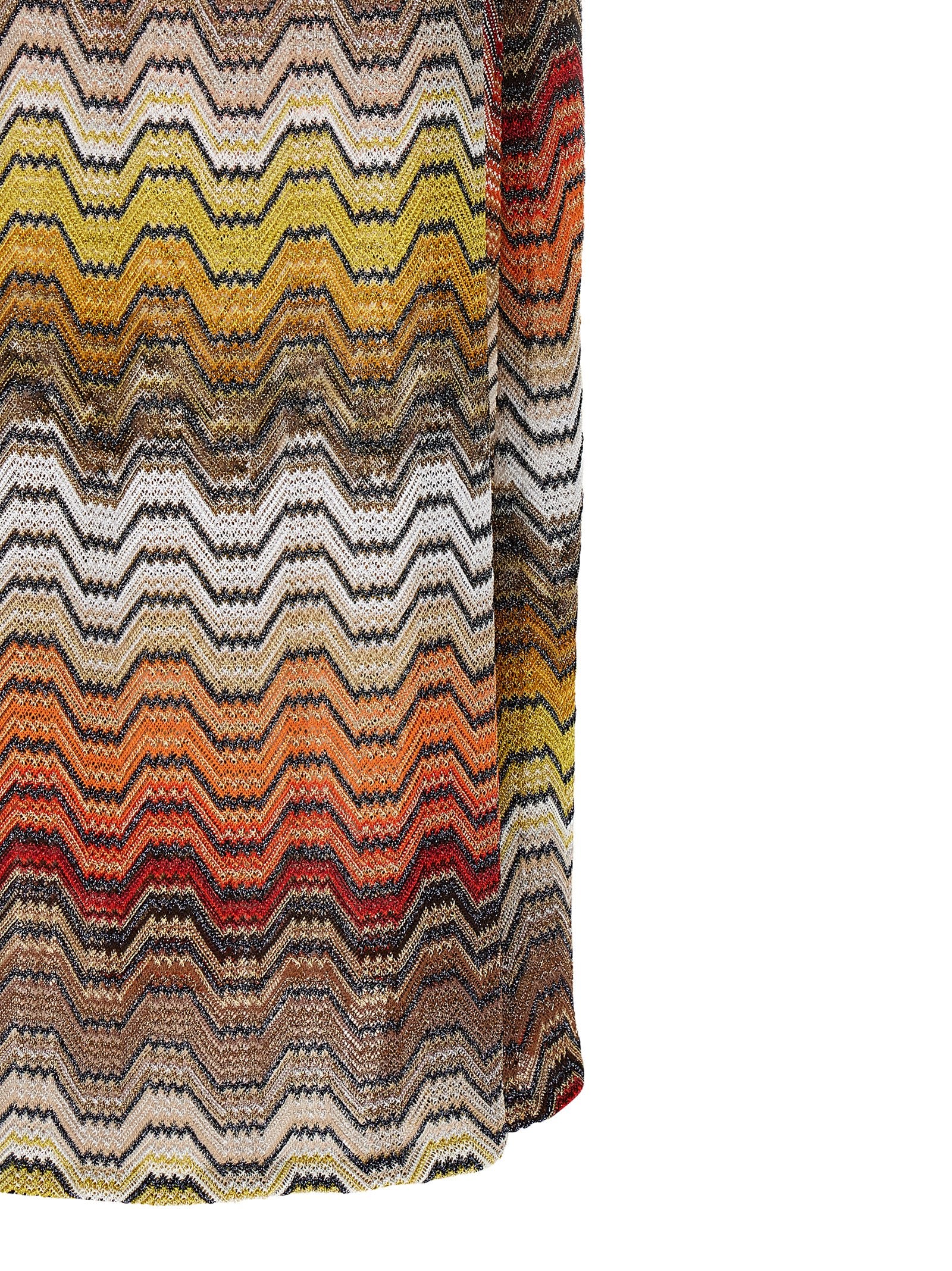 Missoni 82% viscose dress in multicolor — view 5