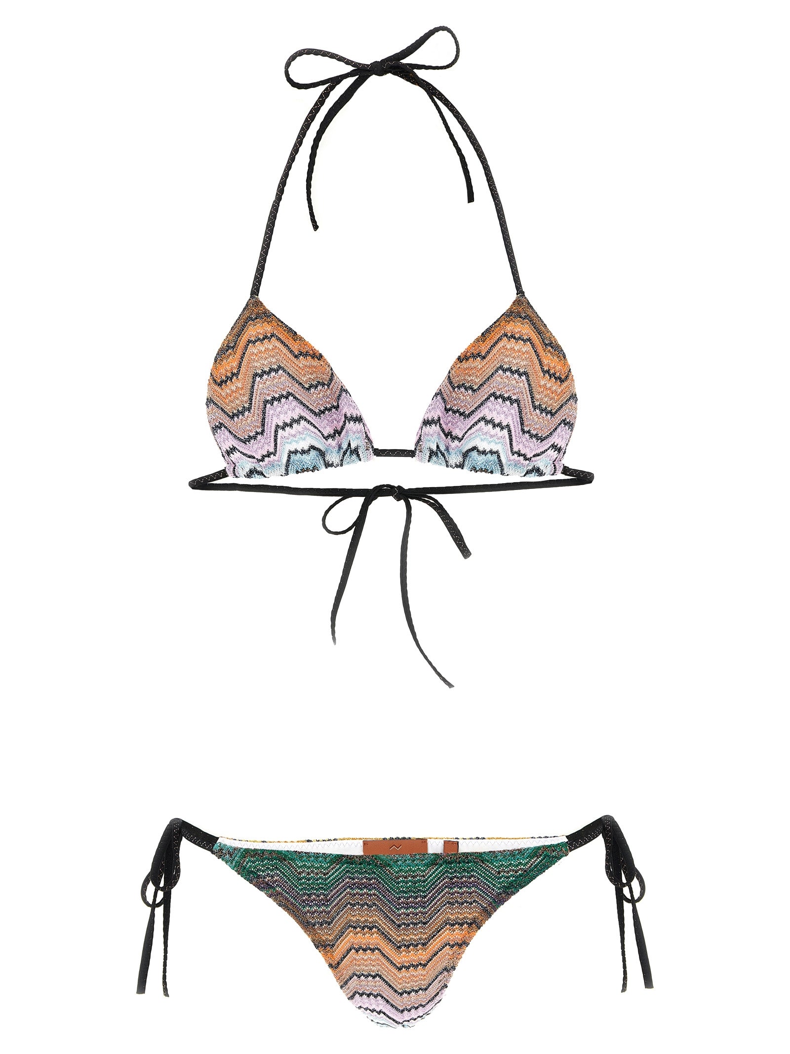 Missoni 82% viscose bikini in multicolor