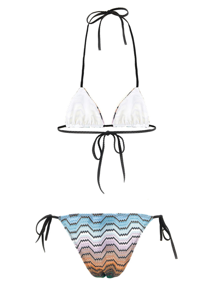 Missoni 82% viscose bikini in multicolor — view 2