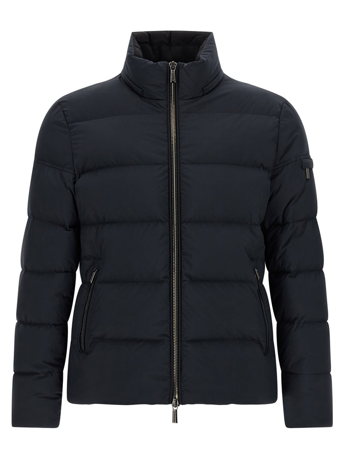 Moorer 90% wool down jacket in black — view 2