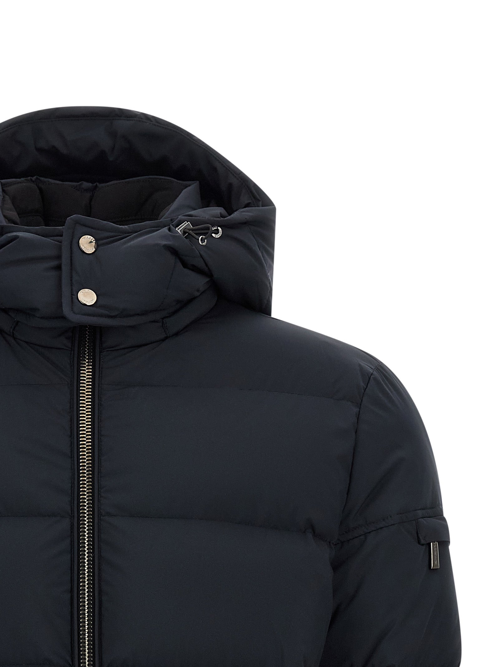 Moorer 90% wool down jacket in black — view 4