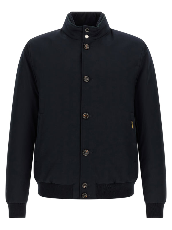 Moorer 90% wool jacket in blue