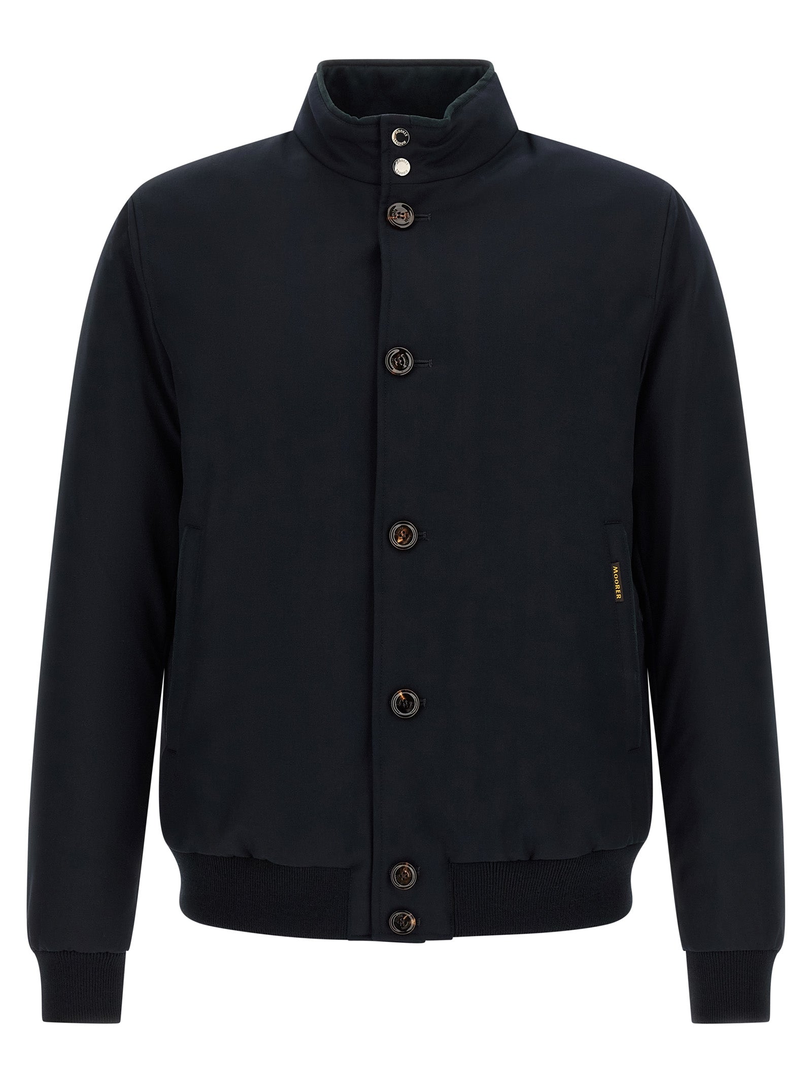 Moorer 90% wool jacket in blue — view 2