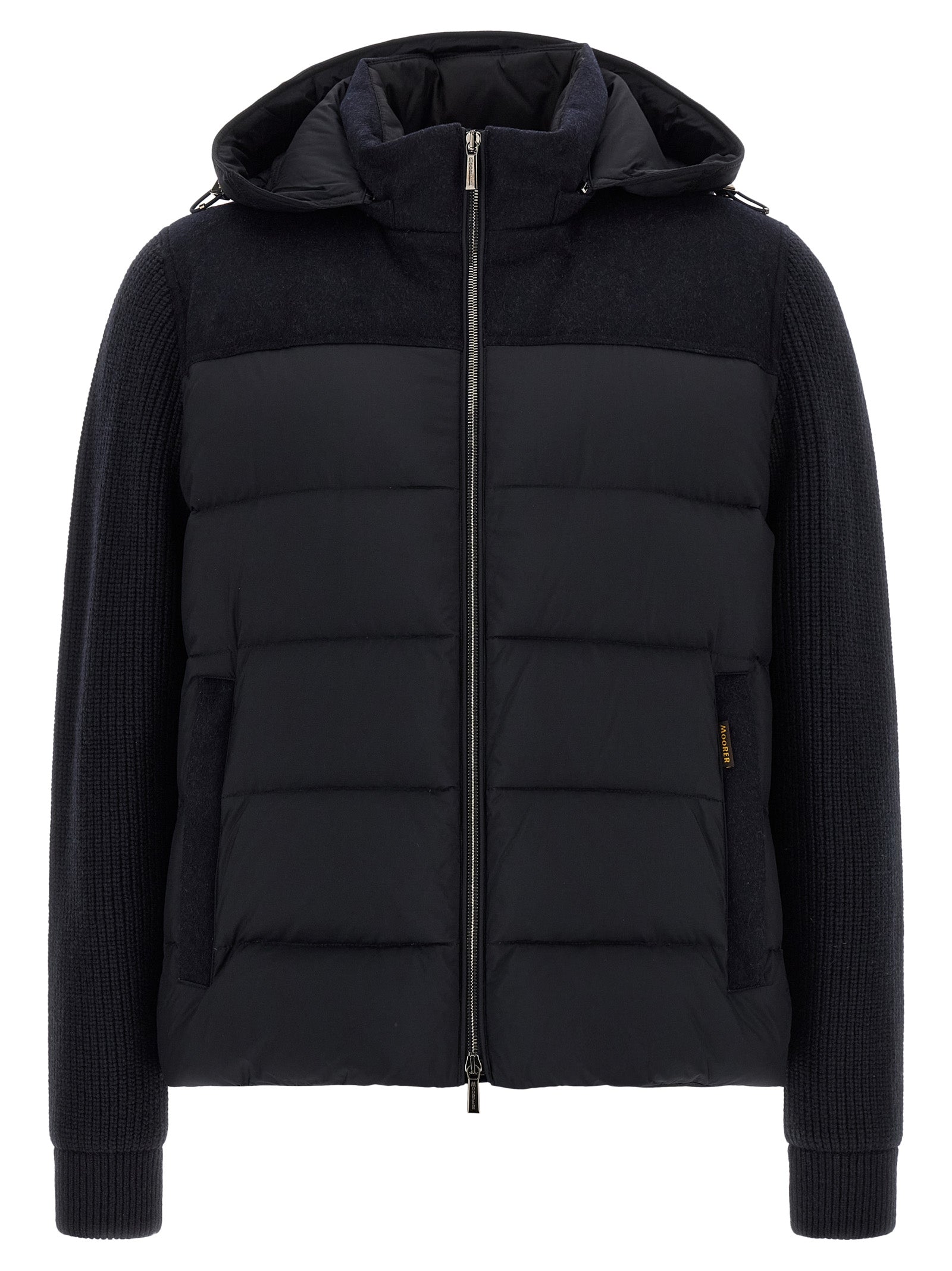 Moorer 90% wool down jacket in blue