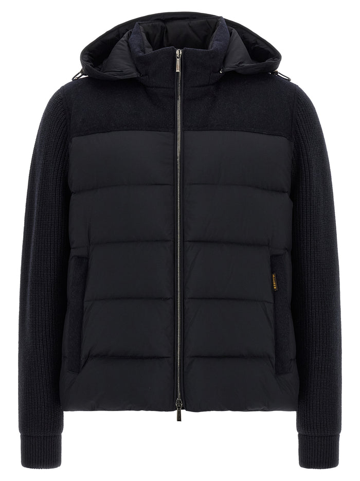Moorer 90% wool down jacket in blue