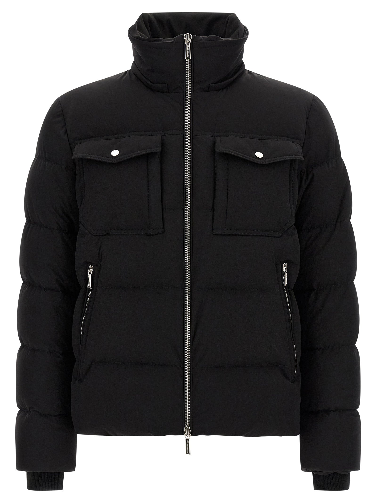 Moorer 90% Wool down jacket in black — view 2
