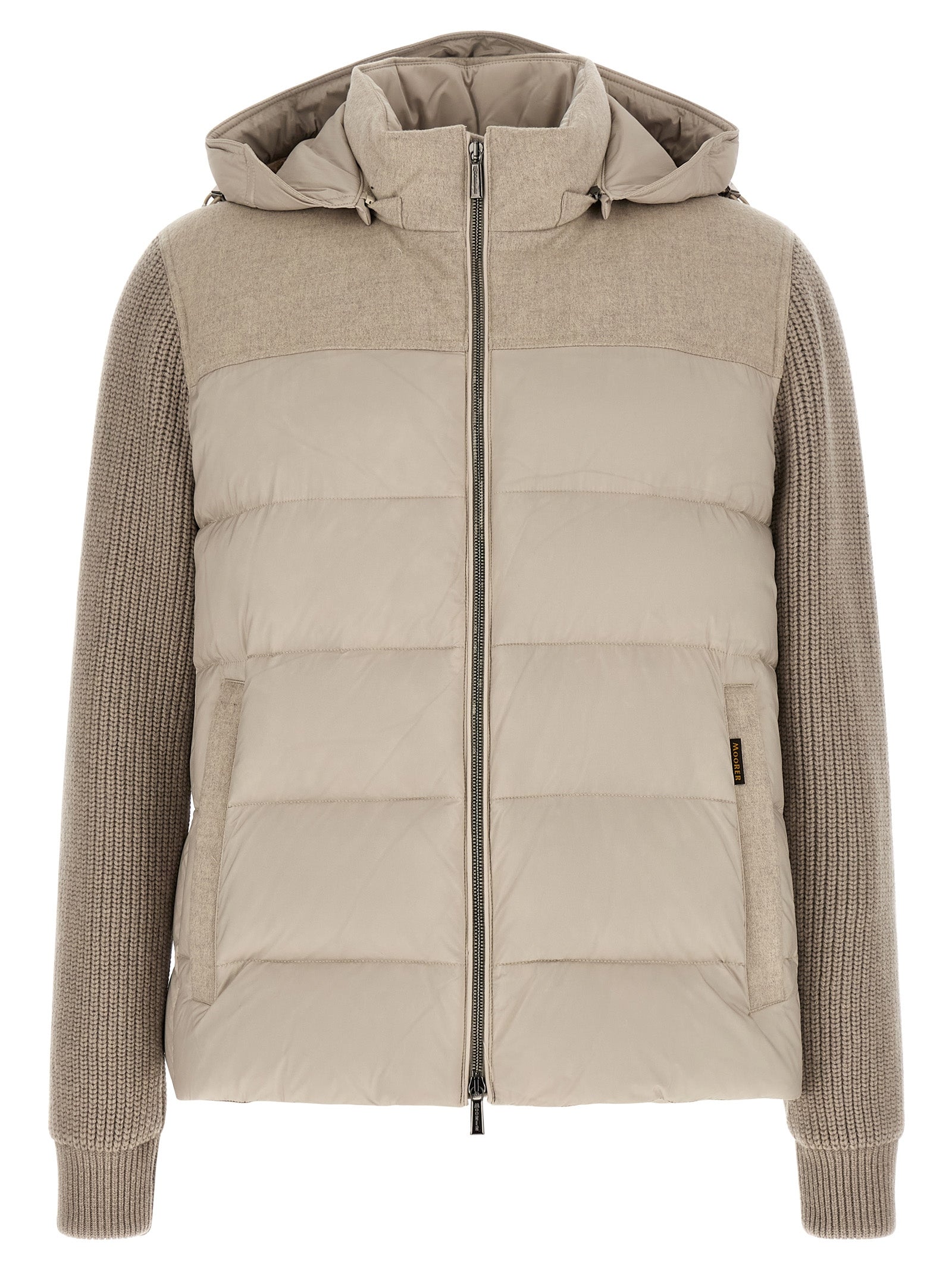 Moorer 90% Wool down jacket in beige