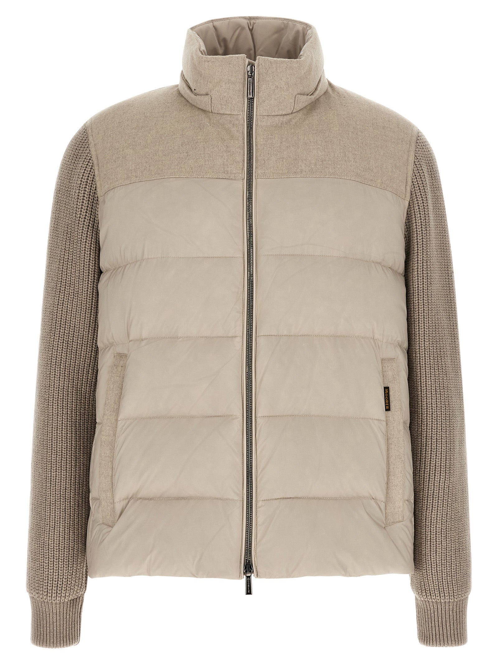 Moorer 90% Wool down jacket in beige — view 2