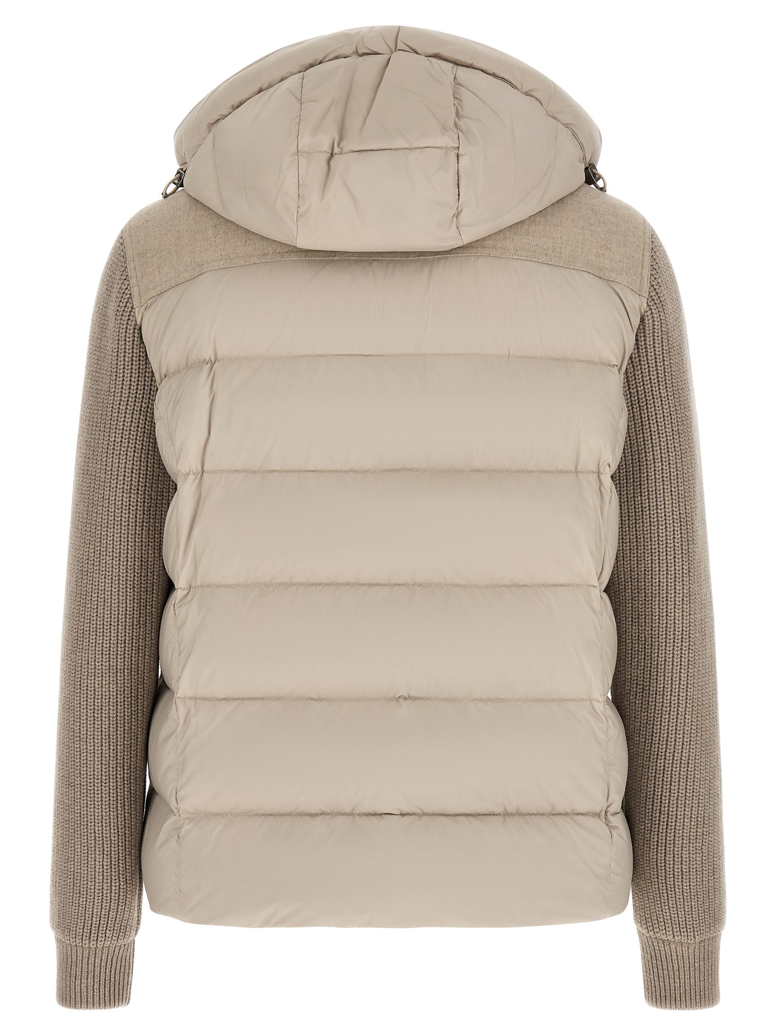 Moorer 90% Wool down jacket in beige — view 3