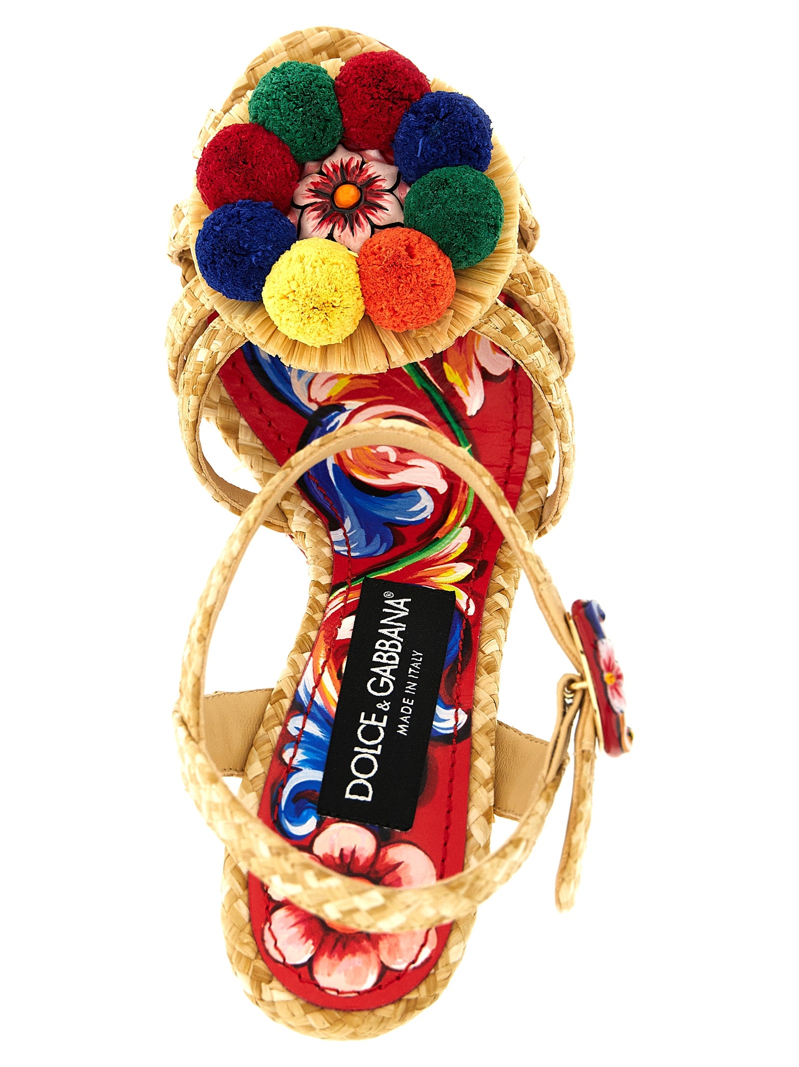 Dolce & Gabbana 94% Viscose heel in multicolor — view 4