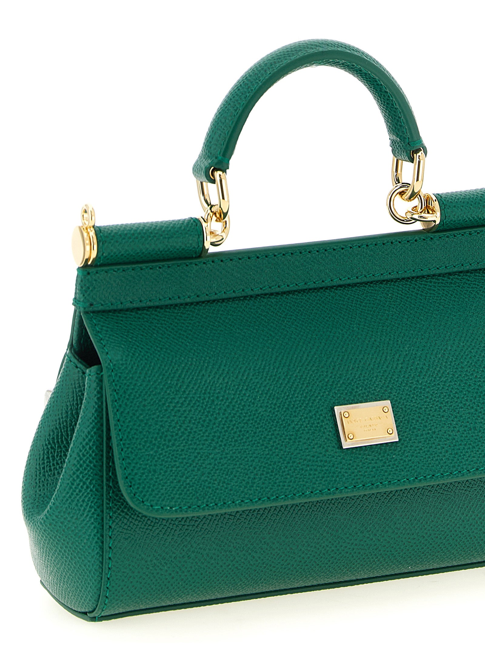 Bicolor Calfskin Handbag Bag