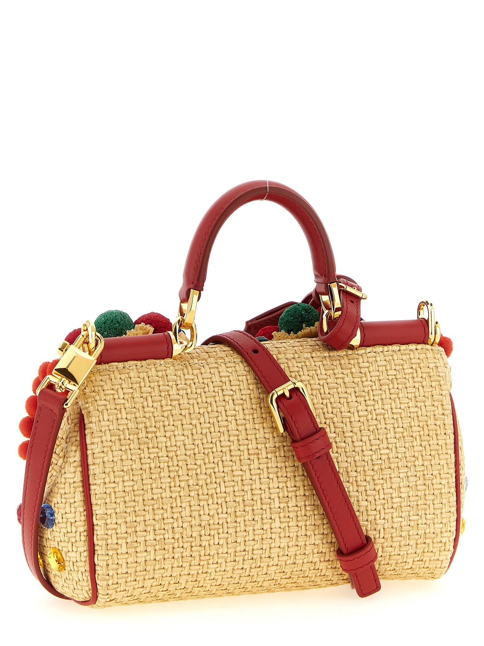 Multicolor Viscose Handbag Bag