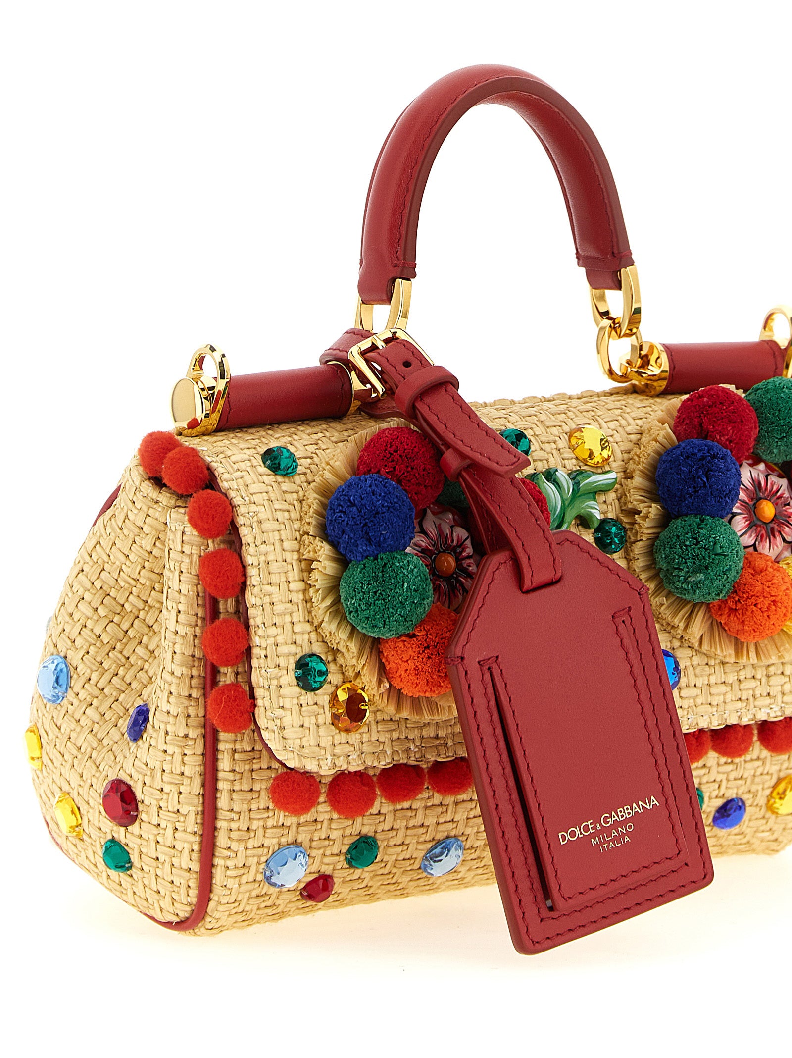 Multicolor Viscose Handbag Bag