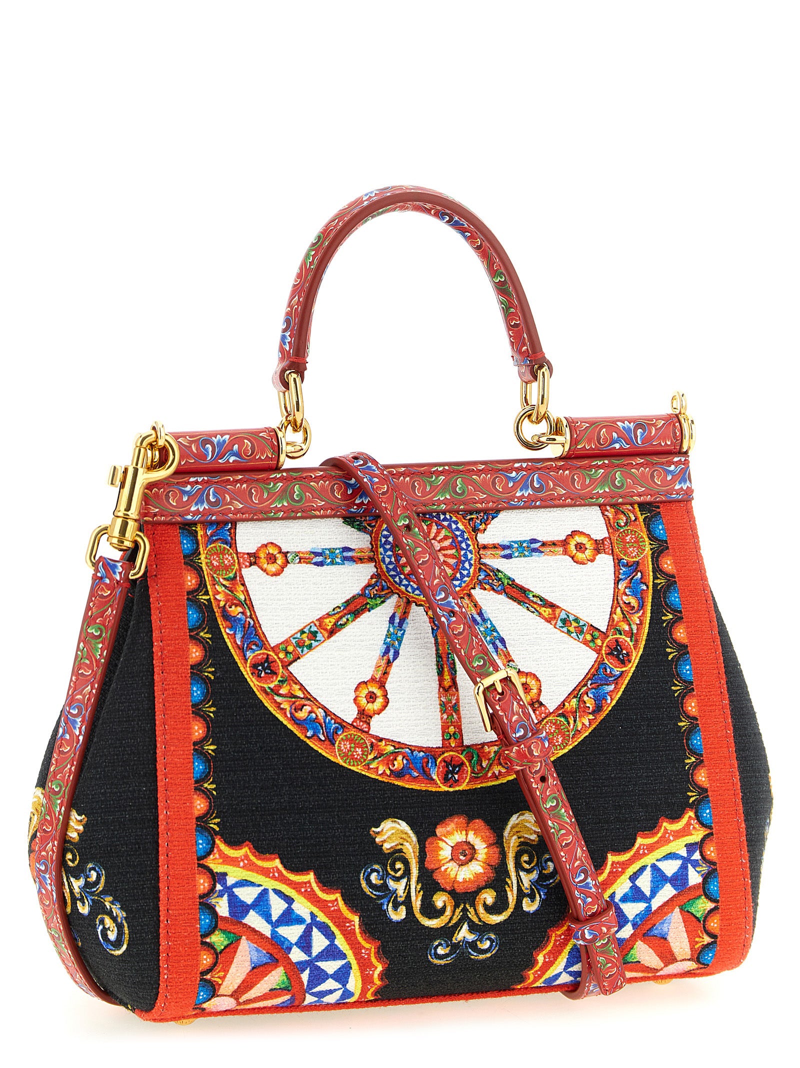 Multicolor Cotton Handbag Bag
