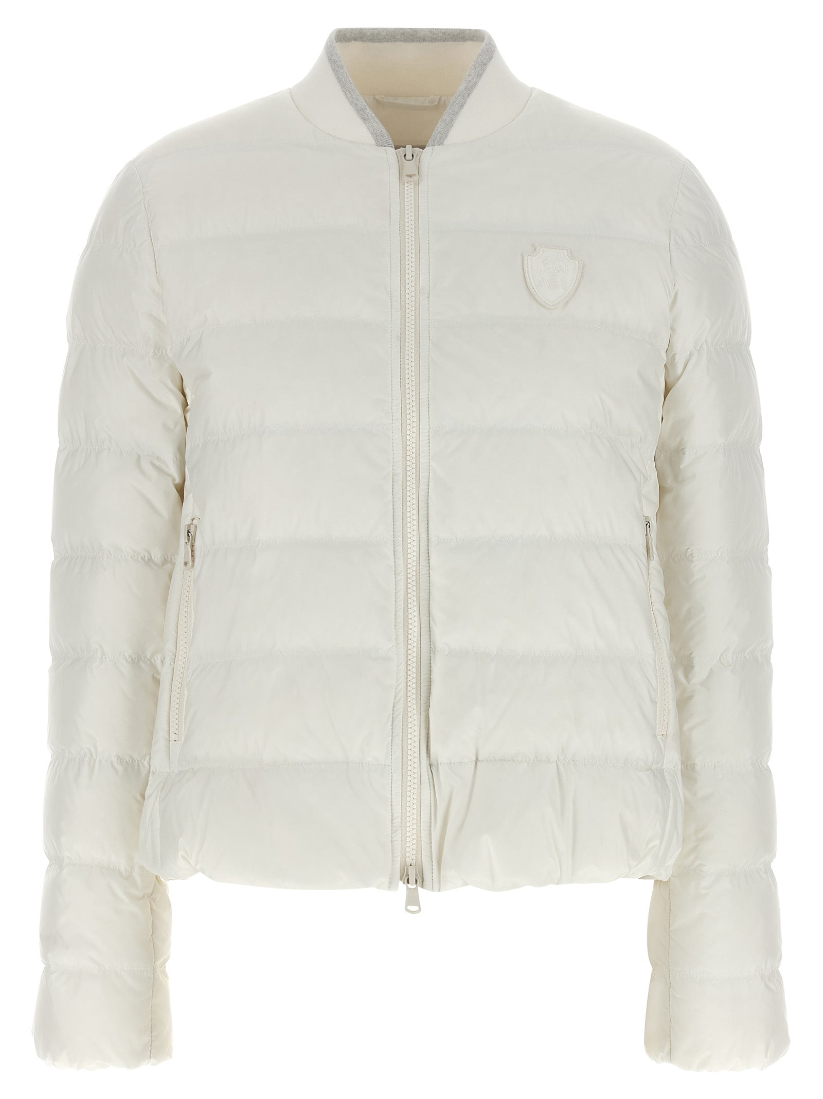Brunello Cucinelli 100% Polyester down jacket in white