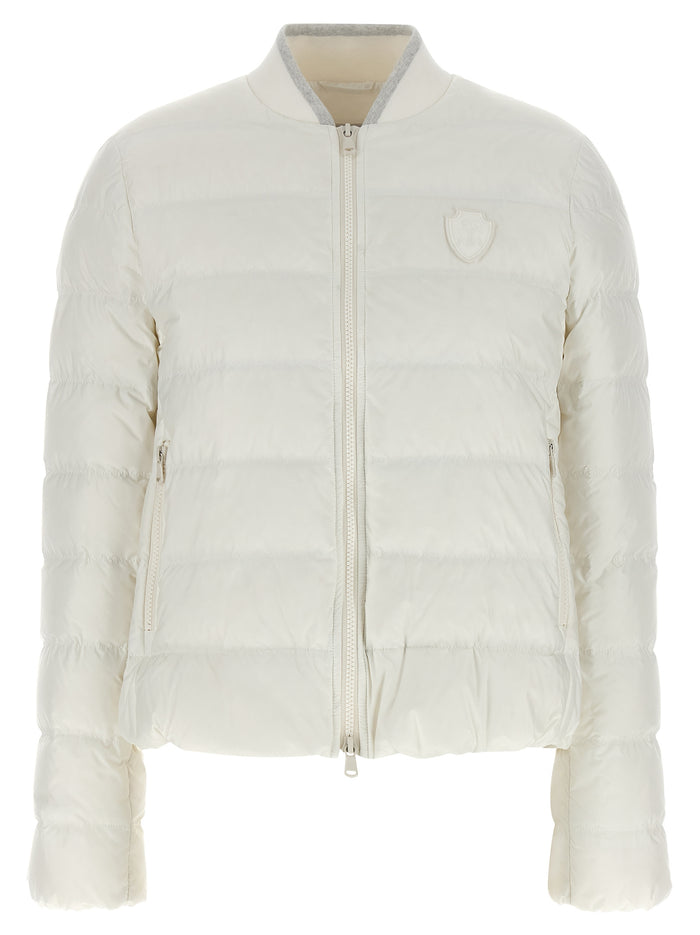 Brunello Cucinelli 100% Polyester down jacket in white