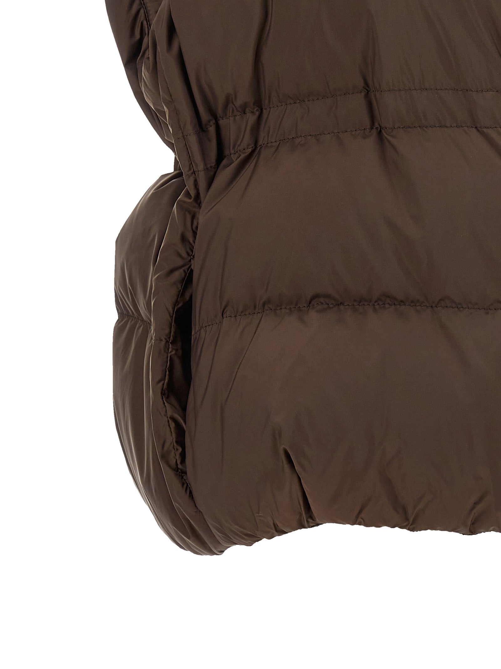 Brunello Cucinelli 100% polyester vest in brown — view 4