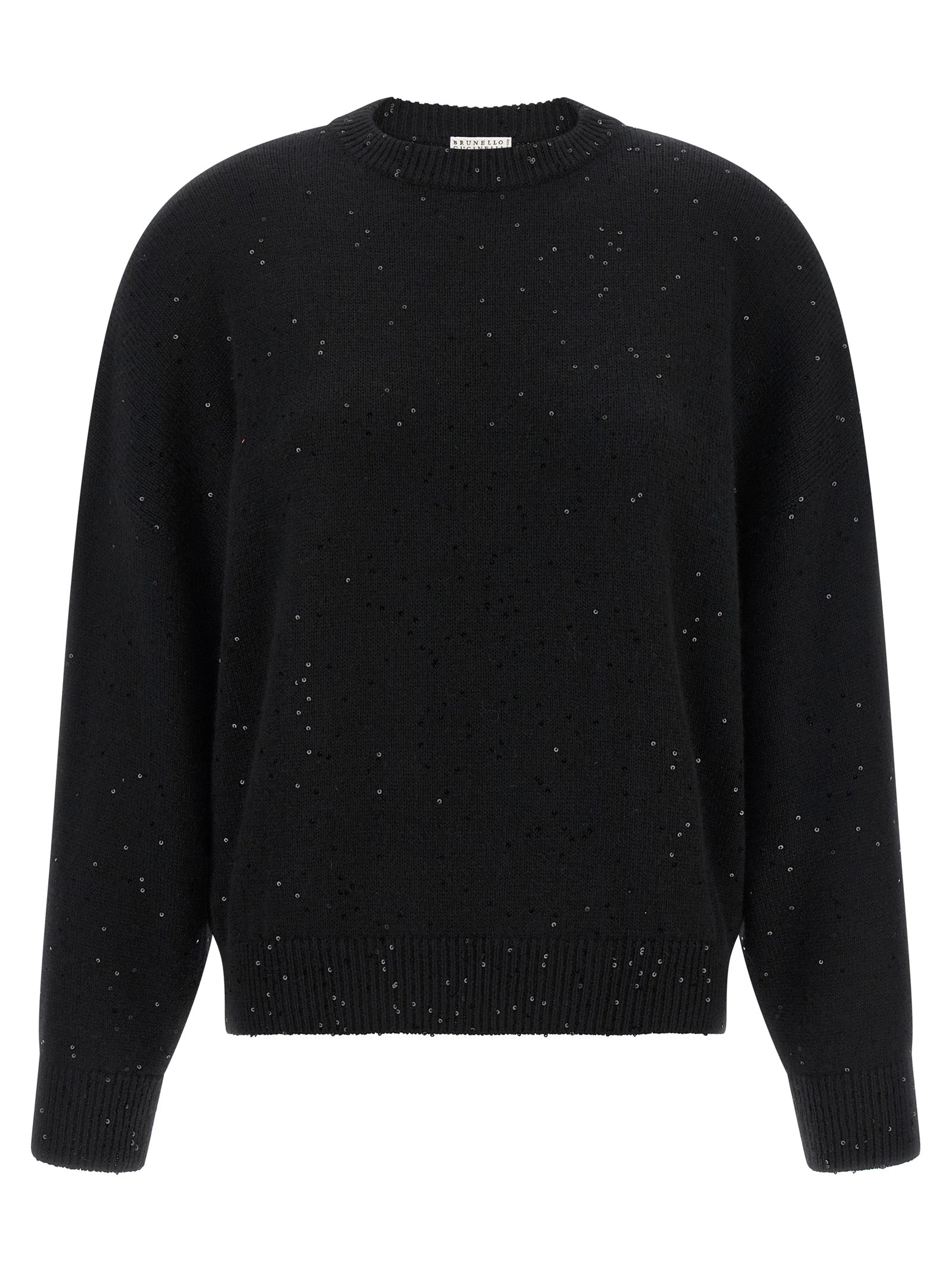 Brunello Cucinelli 80% Cashmere sweater in black